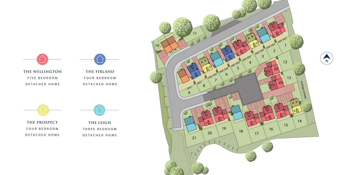 South Park Place, Pudsey Site Layout