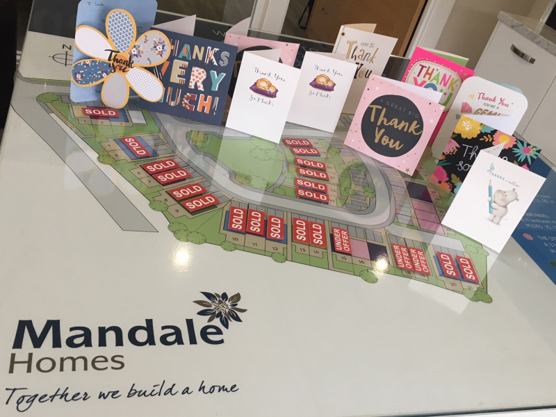 Customers say thanks at Bedford Sidings!